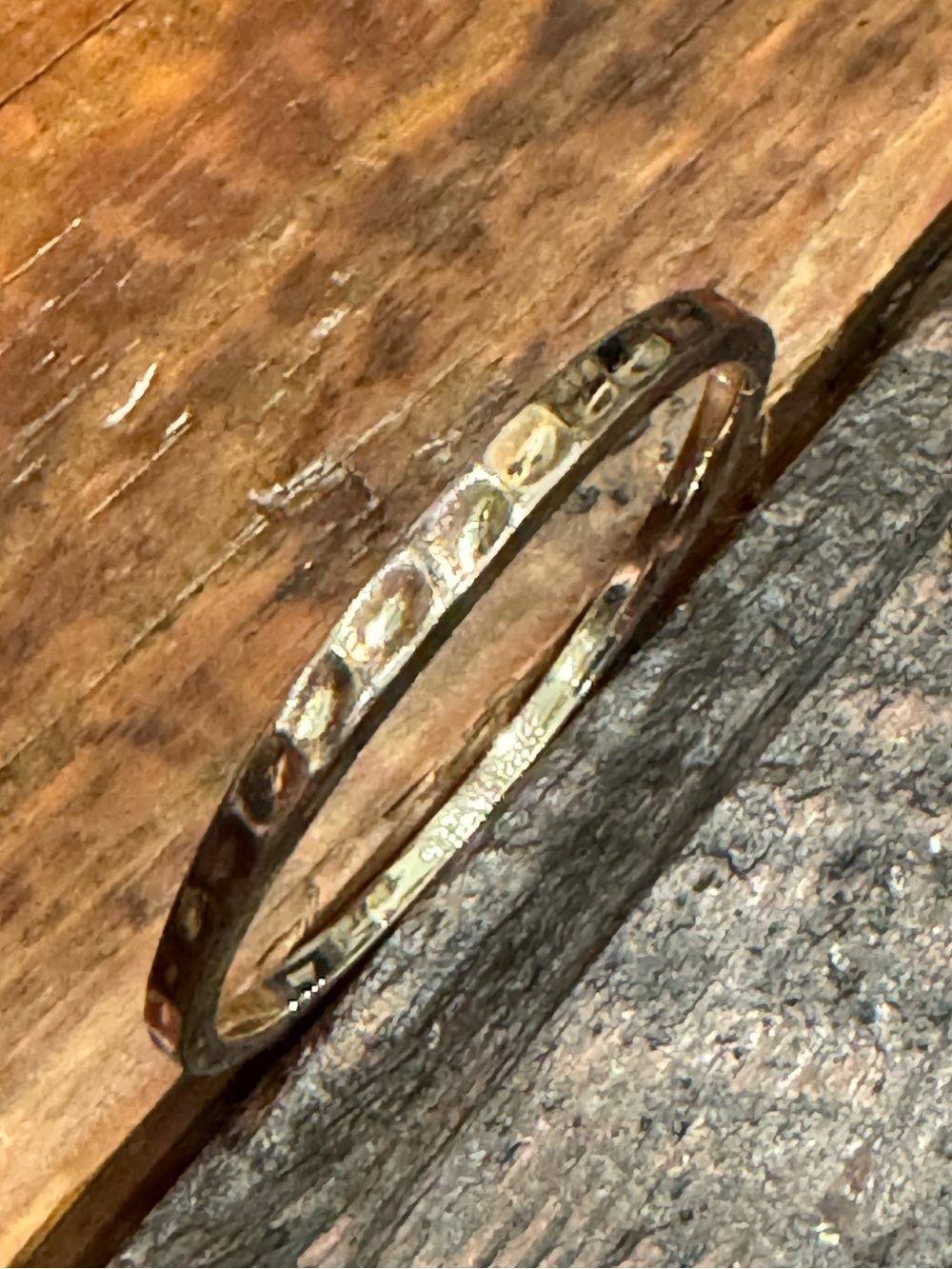 Kendra Scott Hammered Gold Bracelet